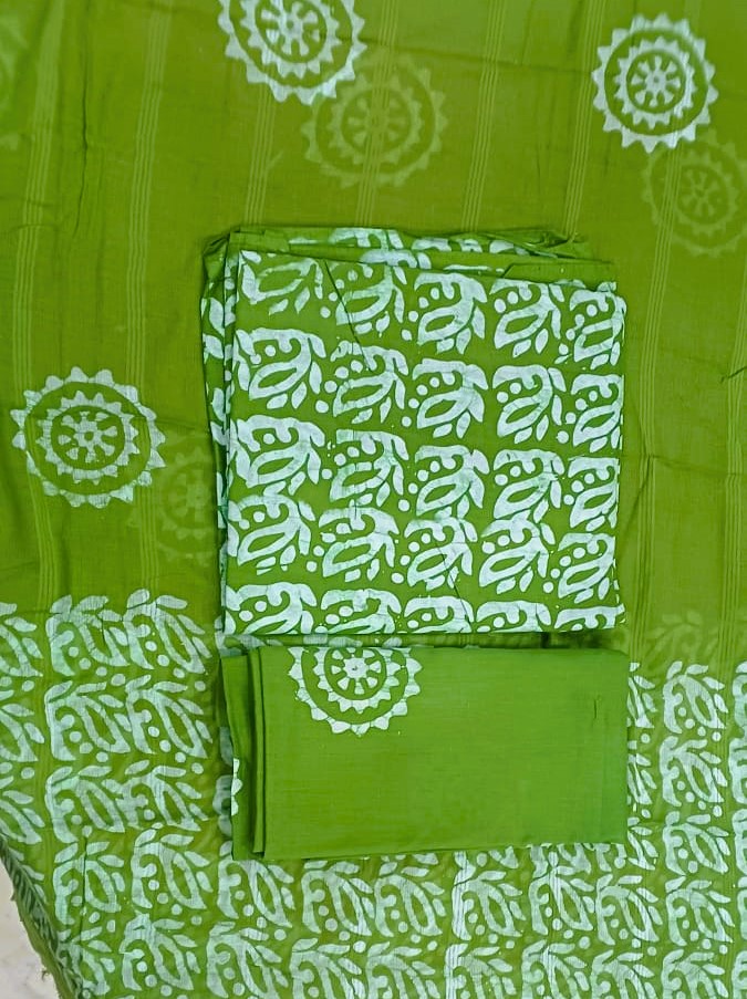 Batik print suit