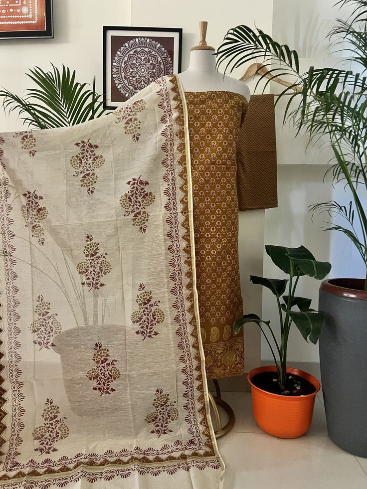 Batik cotton suit