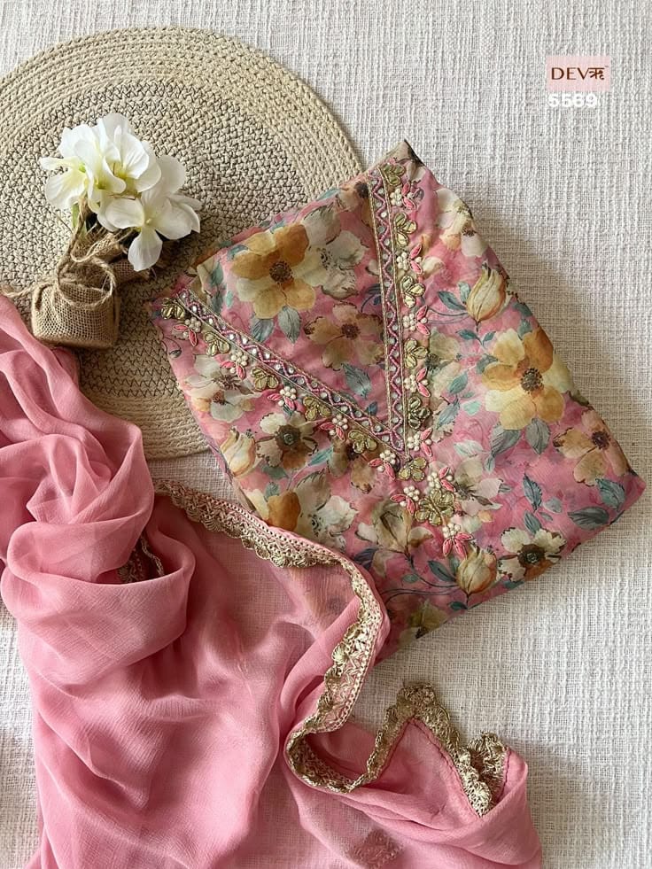 organza suit